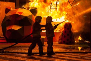 Cremà Fallas de la plaza del Ayuntamiento
