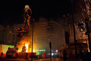 Cremà Fallas de la plaza del Ayuntamiento
