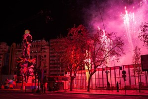 Cremà Fallas de la plaza del Ayuntamiento