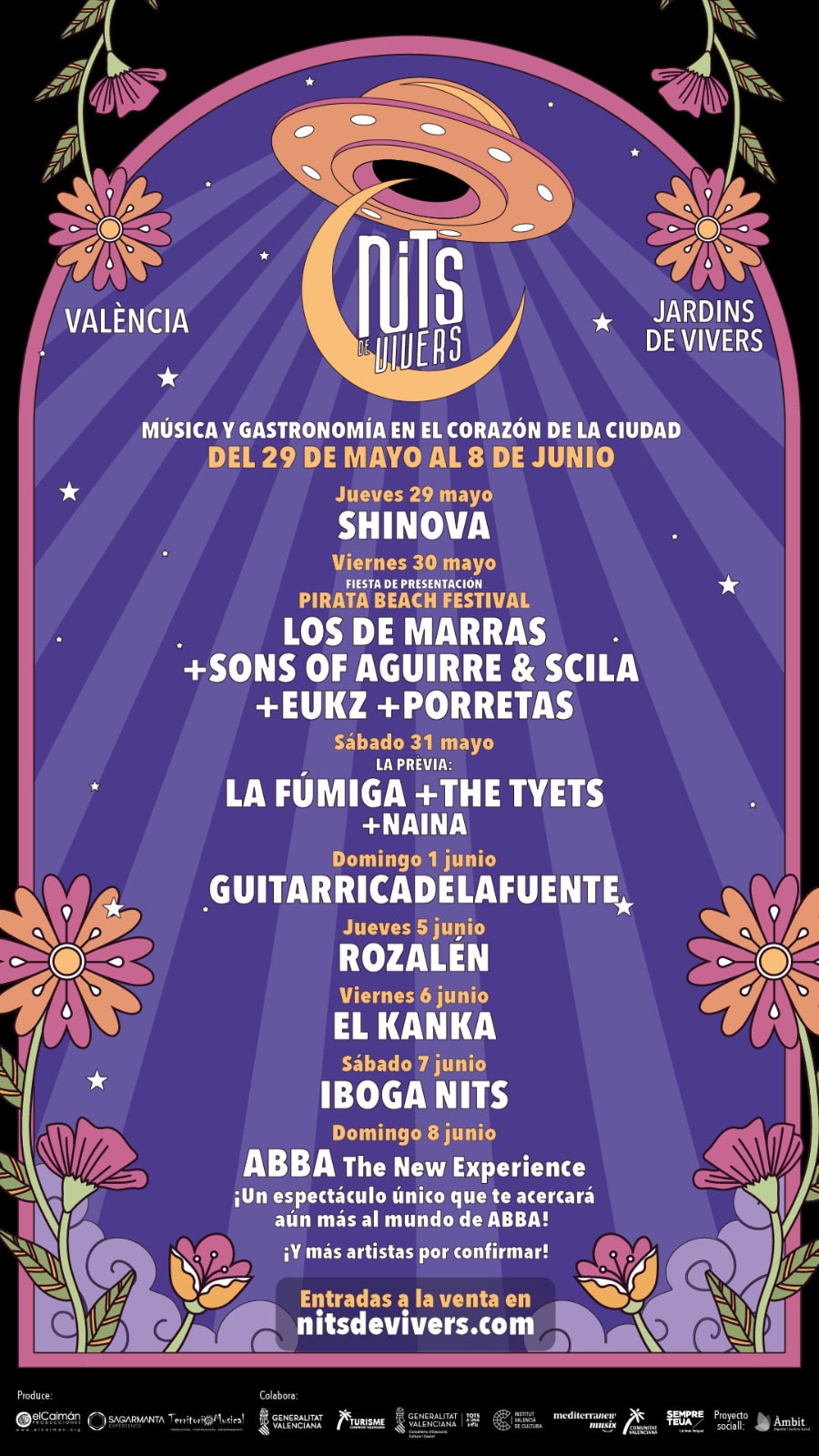 Festivales Valencia 2025 - Nits de Vivers