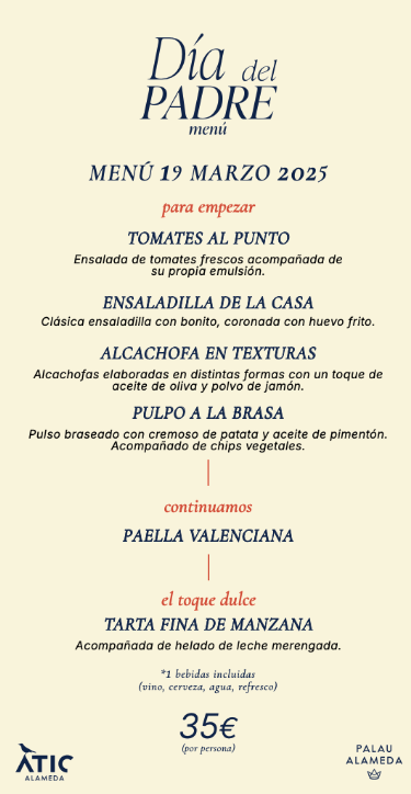 menu dia padre Átic